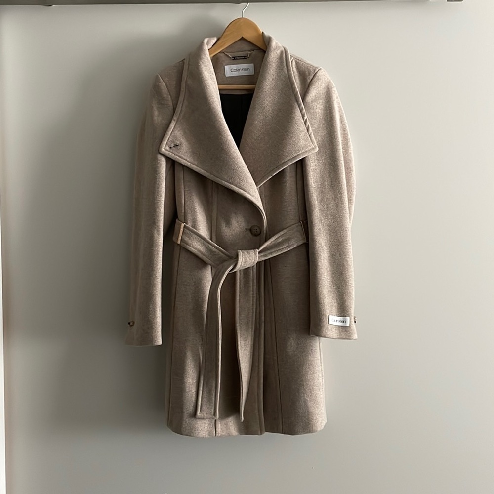 NWOT Calvin Klein Peacoat